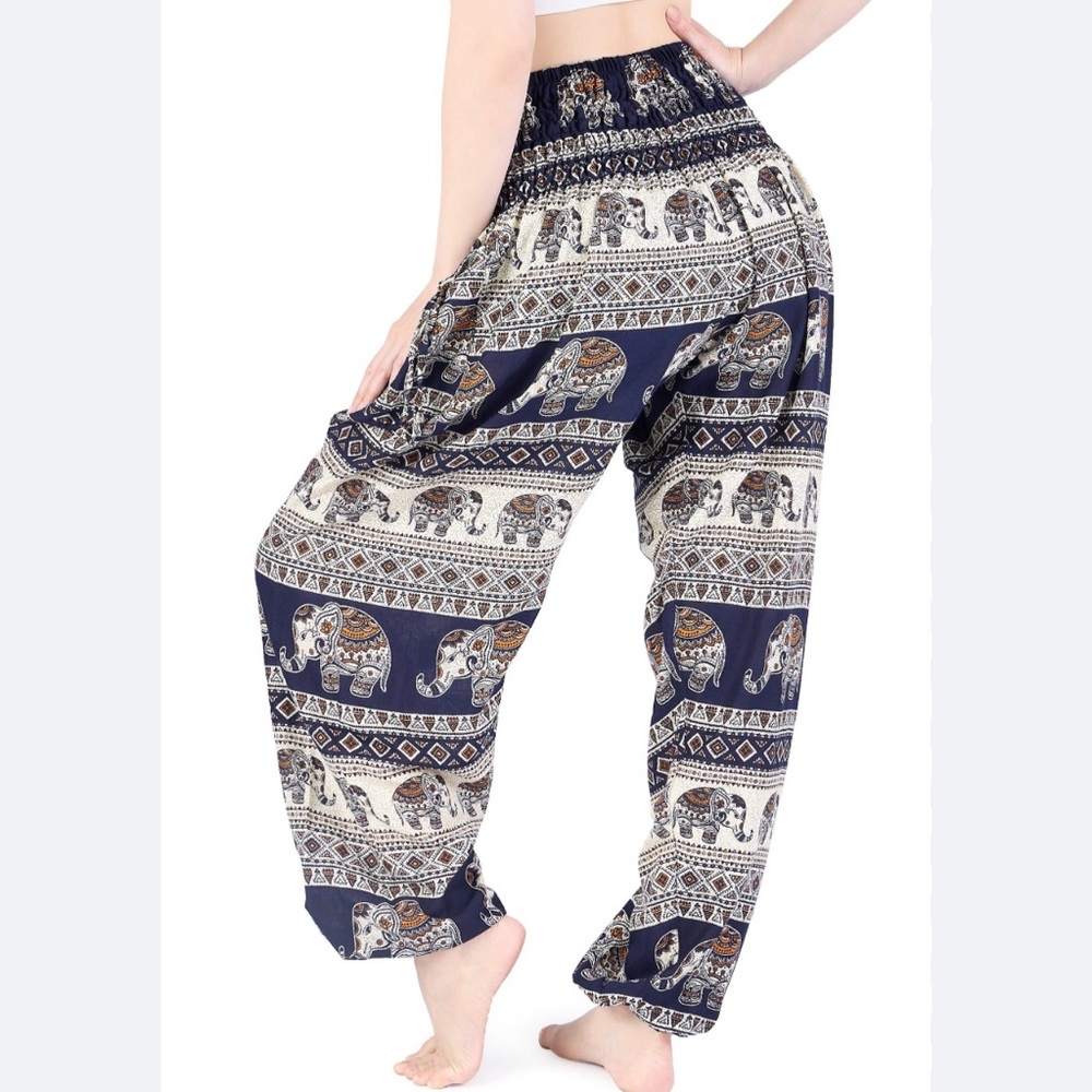Joob Joob Elephant Print Harem Pants